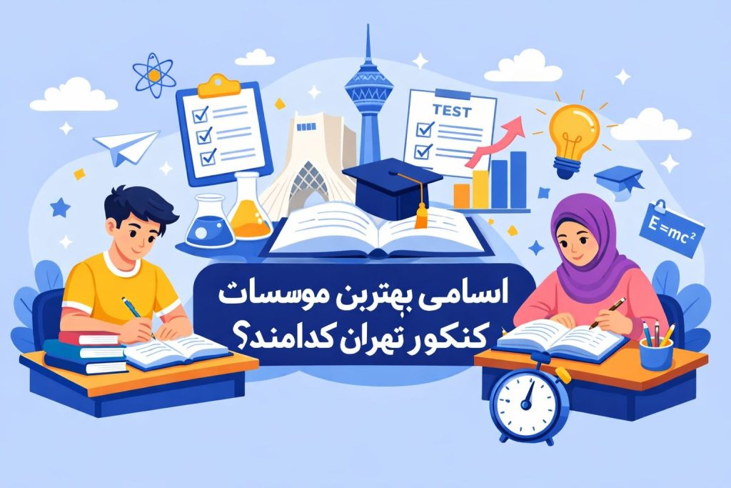 اسامی بهترین موسسات کنکور تهران کدامند؟