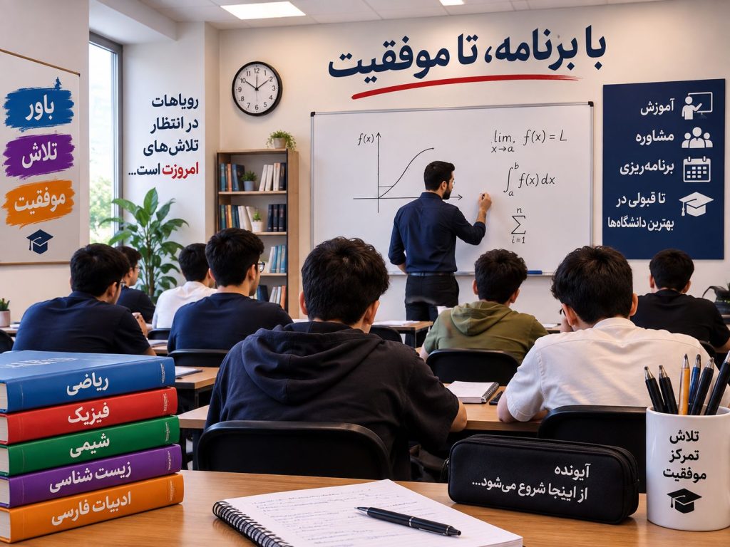 کلاس و آموزشگاه علمی برای کنکور