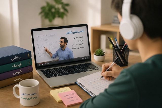 با کلاس آنلاین کنکور چطور از رقبا جلو بزنیم؟