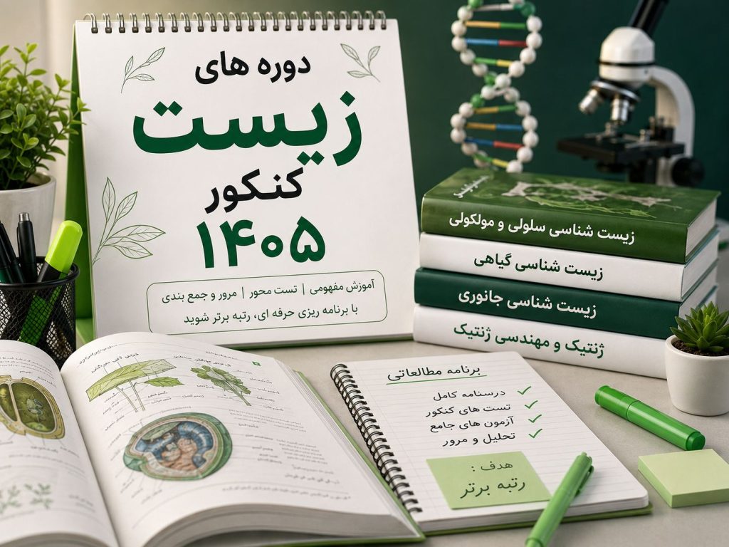 دوره های زیست کنکور ۱۴۰۵