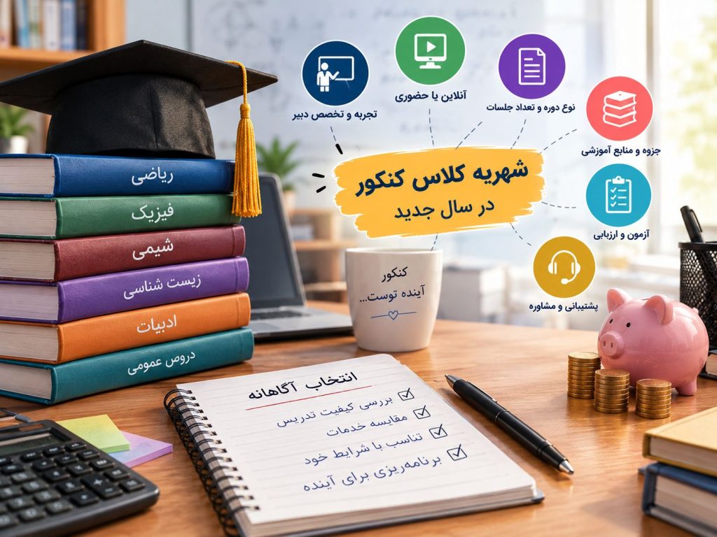 شهریه کلاس کنکور در سال جدید
